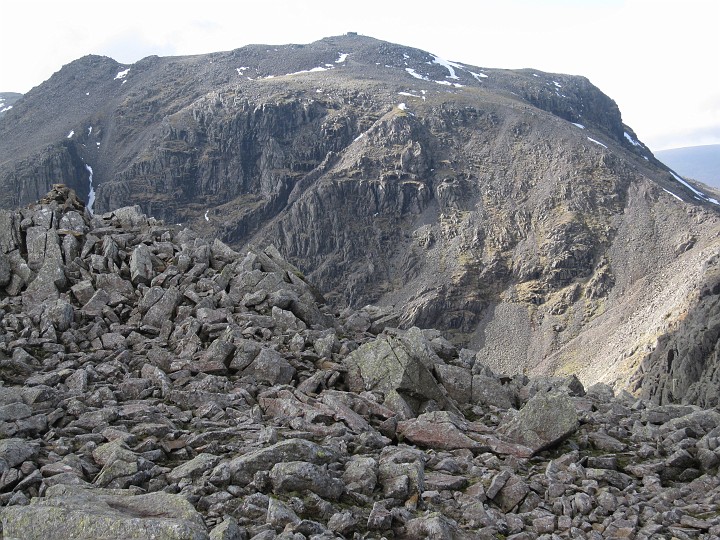 IMG_3111.JPG - From near the top of Ill Crag, looking across to the summit of Scafell Pike