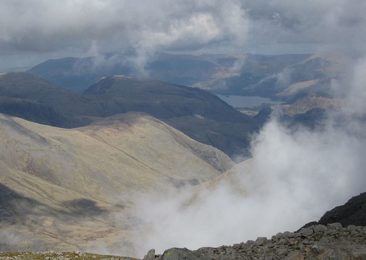 IMG_3113.JPG - Wast Water visible in the distance from the top of Scafell Pike